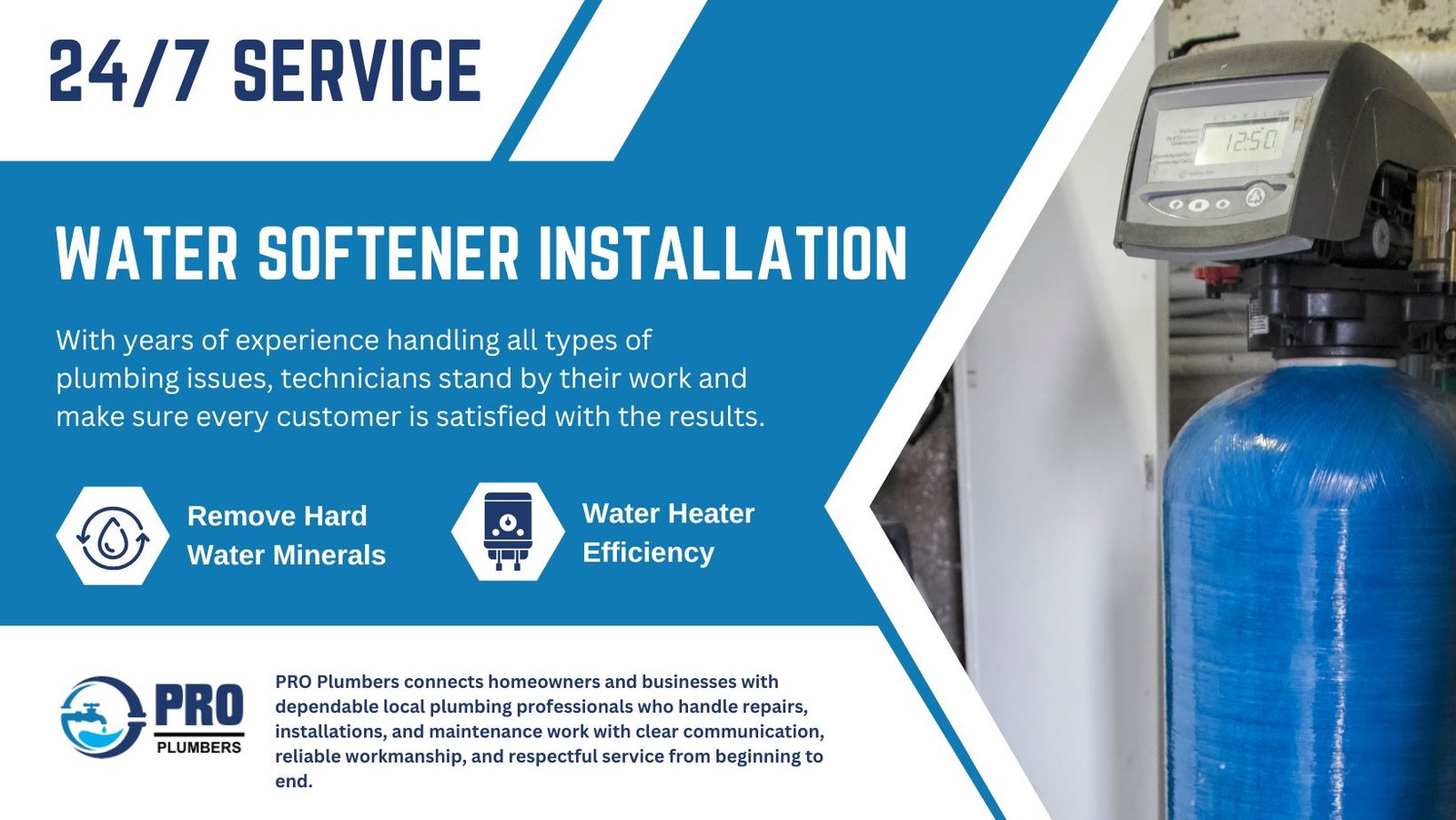 Water softener installation in Queen Creek, AZ