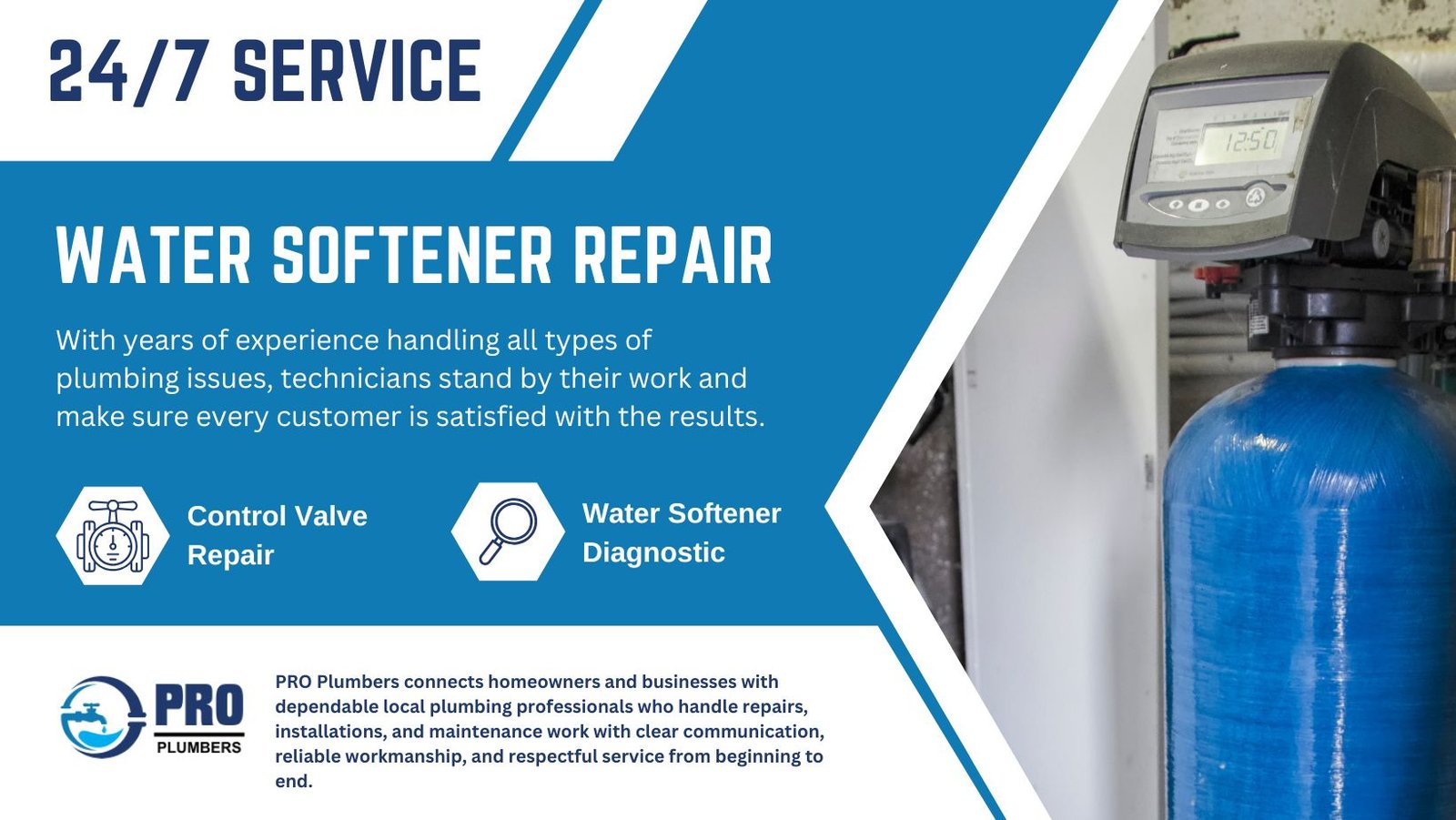 Water softener repair in Queen Creek, AZ